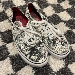 Vans Marvel Comic Strip Shoes Women’s size 8